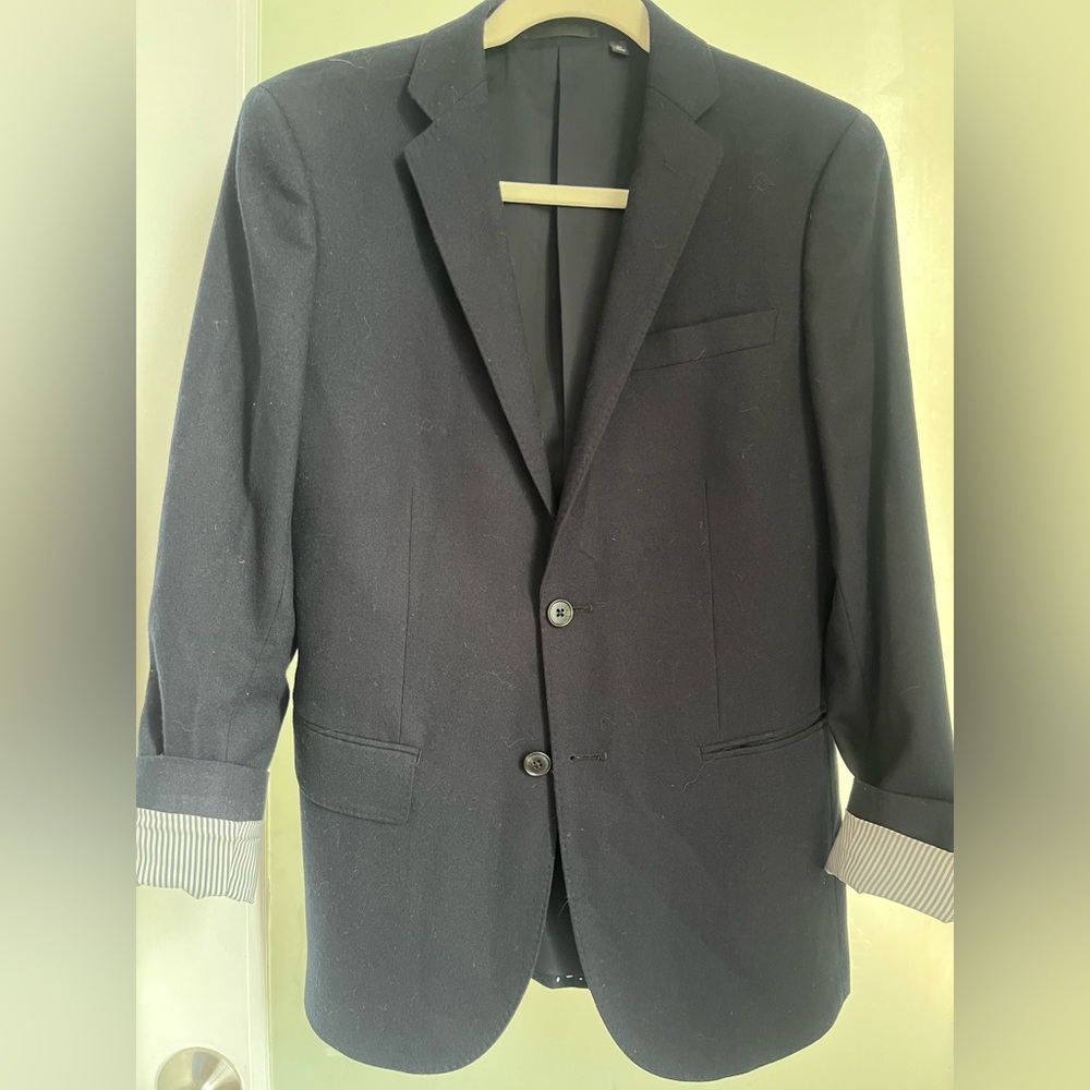 Uniqlo Charcoal Gray Wool Blend Jacket